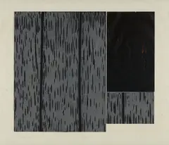 Block by Sean Scully, 1986, Woodcut in colors, on Okawara paper, with full margins, offered Nov 2017