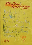 René Ricard, Metric Conversion, 1990, oil on canvas