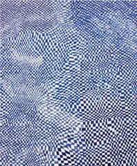 Harmony Korine, Clif Note Check, 2014, oil on canvas