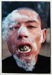 Foam (1) from Foam Series by Zhang Huan, 1998, chromogenic print on Fuji archival paper, sold Feb 2017