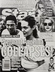 LAB Document 03 Star Magazine 02 by Adam Pendleton, 2006, silkscreen on canvas, offered Feb 2017
