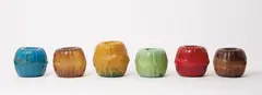 Mark Handforth, Pony Barrel, 1994, cast polyester, fiberglass and resin, in 6 parts