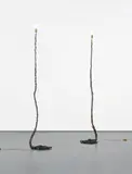 Franz West, Two works: (i-ii) Privat-Lampe des Künstlers II, 1989, welded iron and electrical fittings