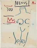 Jean-Michel Basquiat, Venus, 1982, Xerox and acrylic on canvas