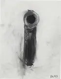 Robert Longo, Untitled, 1993, pencil and graphite on paper