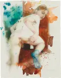 Martin Eder, Untitled (792MEgirl09/06) from Memoirs of My Nervous Illness, 2006, watercolor on paper