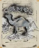 Larry Rivers, Untitled, 1978, charcoal, gouache and pencil on paper