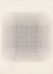 Drawing 2 by Moriyuki Kuwabara, 1977, ink and graphite on illustration board, offered Feb 2017