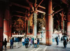 Todai-Ji Interior, Nara by Thomas Struth, 1999, chromogenic print, offered Feb 2017