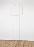 Jong Oh, Koko, 2016, Plexiglas, string, paint, weight, fishing wire, chain