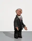 Will Ryman, Untitled (Business Man), 2010, epoxy, screws, aluminum mesh, resin, steel and paint
