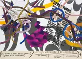 Keith Tyson, Operator Painting: Shells and Sheep, 2006, oil and mixed media on aluminum