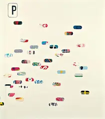 Sandra Gamarra, Vitamin P, 2005, oil on canvas