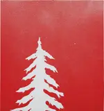 Jules de Balincourt, Tree in Nature, 2003, spray paint on wood