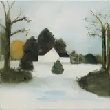 Maureen Gallace, Bare Trees Winter, 1997, oil on canvas