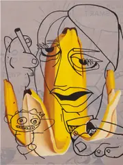 Yoan Mudry, Transitional Monologue, 2014, acrylic and oil on canvas