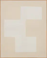 Untitled by Ethan Cook, 2013, hand woven cotton canvas on canvas, in artist's frame, sold Feb 2017