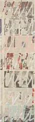 Nikolas Gambaroff, Untitled, 2010, newsprint and acrylic on honeycomb paperboard