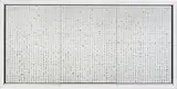 Damien Hirst, The Void, 2000, glass, stainless steel, steel, aluminum, nickel, bismuth and cast resin, colored plaster and painted pills with dry transfers