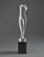 Alexander Archipenko, White Torso, 1916, silvered bronze