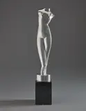 Alexander Archipenko, White Torso, 1916, silvered bronze