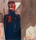 Jean-Michel Basquiat, Untitled, 1984, acrylic and paper on canvas