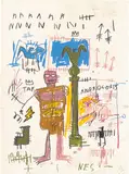 Untitled by Jean-Michel Basquiat, 1982, oil paintstick on paper, sold May 2017