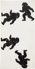 Christopher Wool, Untitled, 1990, enamel on rice paper