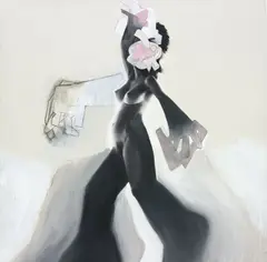 Untitled (Picasso) by Richard Prince, 2012, inkjet, oil crayon and acrylic on canvas, sold May 2017