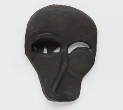 Oxford Mask by Thomas Houseago, 2010, bronze, sold May 2017