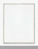 David Ostrowski, F (A thing is a thing in a whole which it's not), 2014, acrylic and lacquer on canvas
