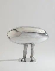 Hypnosis by Erwin Wurm, 2008, aluminum, sold May 2017