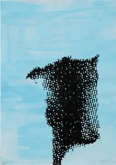 Untitled by Sigmar Polke, 2002, acrylic on paper, sold May 2017