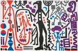 TTT (RT) 2 by A. R. Penck, 1982, acrylic on canvas, sold May 2017