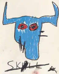 Jean-Michel Basquiat, Untitled, 1982, oil paintstick on paper