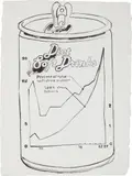 Diet Soft Drinks by Andy Warhol, 1983-1984, synthetic polymer paint on HMP paper, sold May 2017