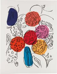 Andy Warhol, Cells, 1983, silkscreen ink, paper collage, tape and acetate on board