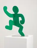 Keith Haring, Self Portrait, 1989, polyurethane enamel on aluminum