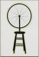 Marcel Duchamp, 'Bicycle Wheel' by Richard Pettibone, 2001, oil on canvas, in artist's frame, offered May 2017