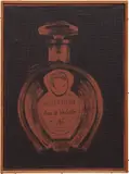 Marcel Duchamp, "Belle Haleine: Eau de Voilette", 1921 (violet) by Richard Pettibone, 1966, acrylic and silkscreen ink on canvas, in artist's frame, sold May 2017