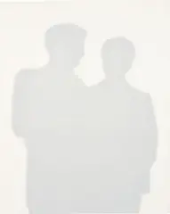Shadow No. 1442 by Jirō Takamatsu, 1997, acrylic on canvas, sold May 2017
