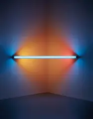 Dan Flavin, untitled (to Ileana and Michael Sonnabend), 1970, blue, yellow and pink flourescent light