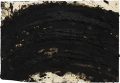 Stratum G by Richard Serra, 2006, oilstick on paper, sold May 2017