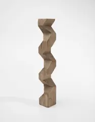 Carl Andre, Wood Saw-Cut Exercise, 1958, wood
