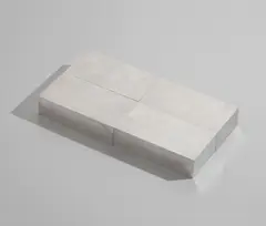 Carl Andre, Al 4 Blocks, 2008, aluminum, in 4 parts