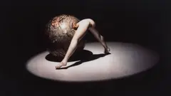 Laurie Simmons, Bending Globe, 1991, Cibachrome print