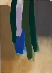 On Ochre by Friedel Dzubas, 1971, oil on canvas, sold May 2017