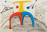 Sculpture in the City by Alexander Calder, 1971, gouache and ink on paper, sold May 2017