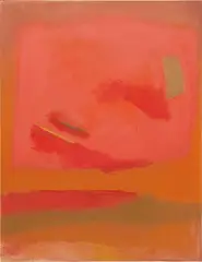 Esteban Vicente, Overhead, 1994, oil on canvas