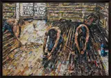 Vik Muniz, Floor Scrapers, after Gustave Caillebotte from Pictures of Magazines 2